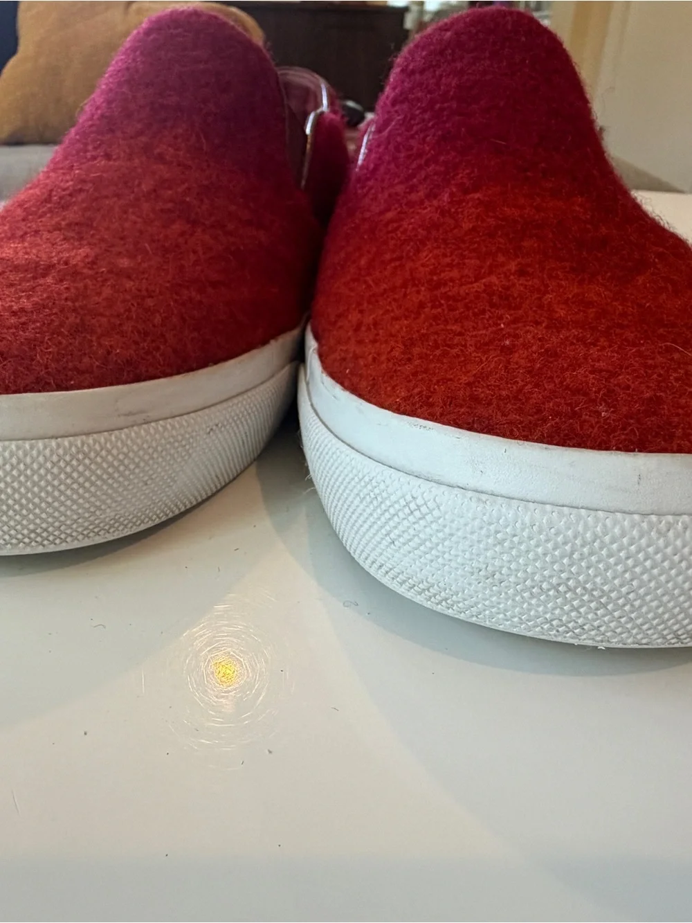 Tory Burch Rudi Ombré Wool Slip-On Wool Shoes - Size 8.5